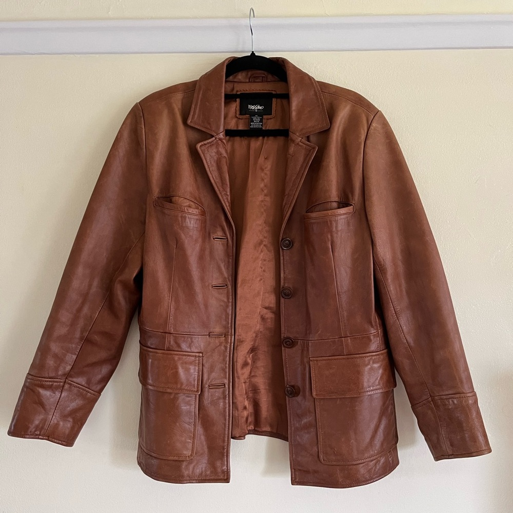 Brown Genuine Leather Jacket